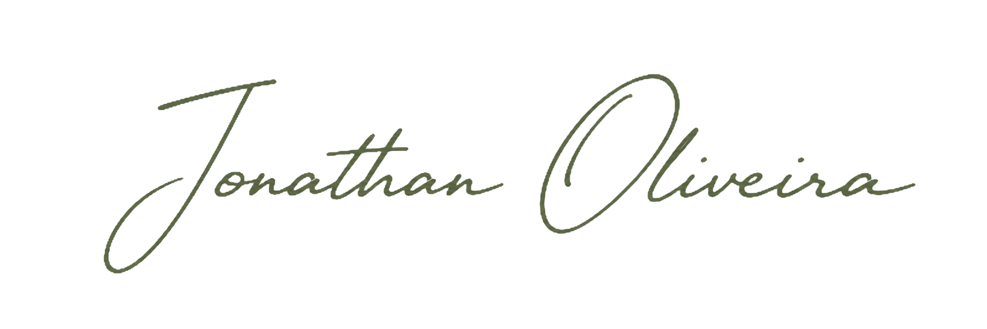 Assinatura de Jonathan Oliveira